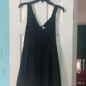 black skater tobi dress